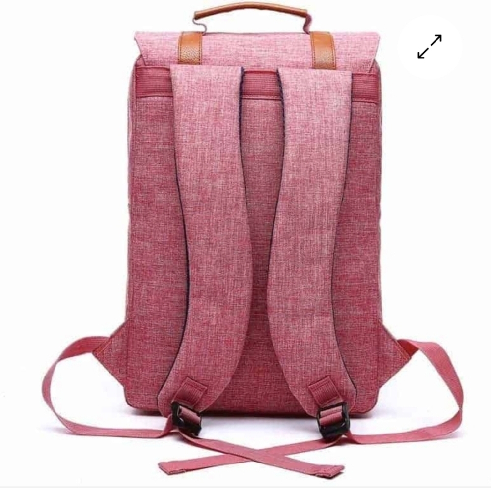Vintage Style Unisex Canvas Fashion Backpack,Size 30 × 30 × 30 cm,Retail $41.95 - Picture 4 of 16